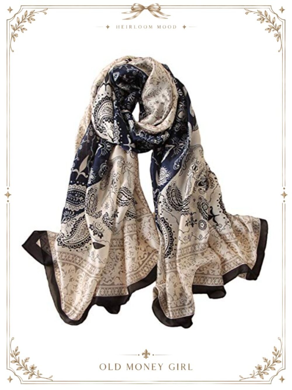 100% Mulberry Silk Scarf Long Lightweight Shawl Wrap Women's
